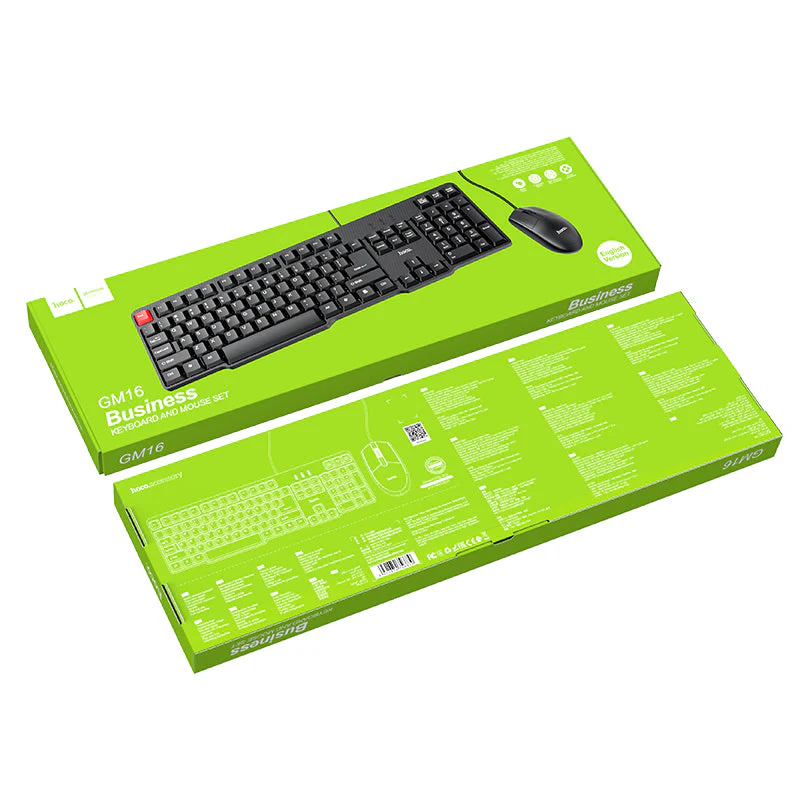 Hoco GM16 Business keyboard and mouse set(English Version) - Image 3
