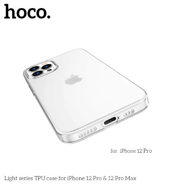 Hoco Light series Case for iPhone 12 & iPhone 12 Pro (Clear) - Image 3