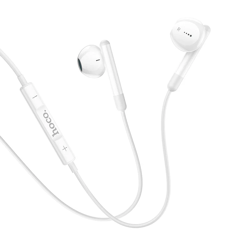 Hoco M93 Type-C Joy Wire-Controlled Digital Earphones with Microphone (White) - Image 3