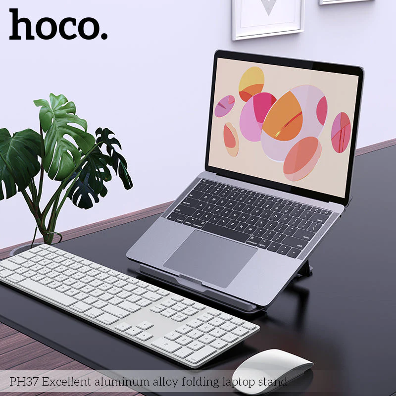 Hoco PH37 Folding Laptop Stand (Grey) - Image 3