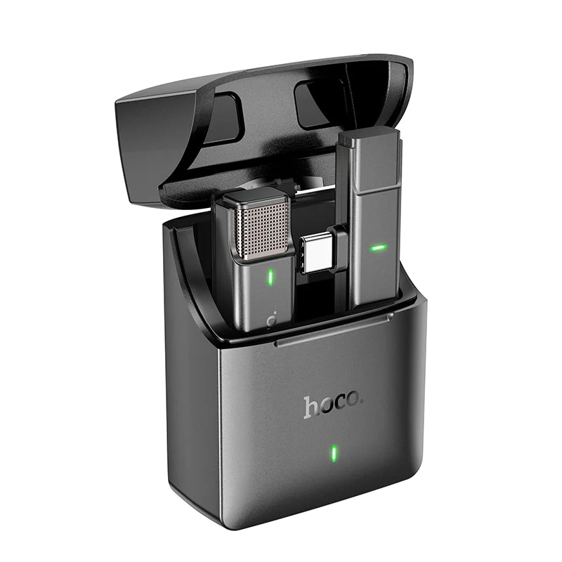 Hoco S31 Wireless Microphone (Mic+Receiver for Type-C) - Image 6