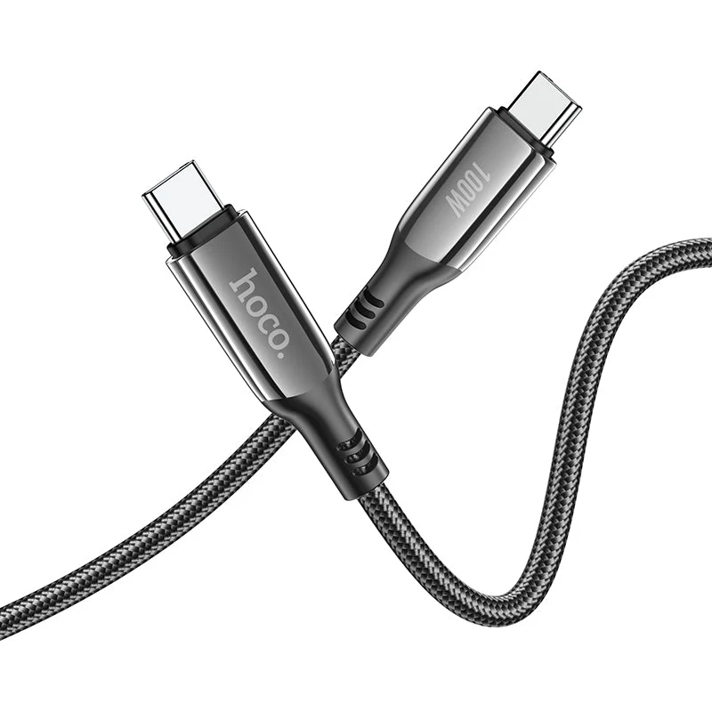 Hoco S51 100W Extreme Type-C to Type-C Cable Black - Image 7