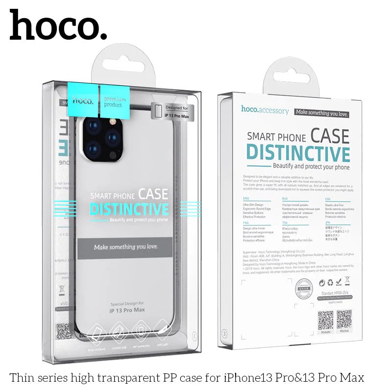 Hoco Thin series High Transparent PP Case for iPhone 13 Pro Max - Image 2