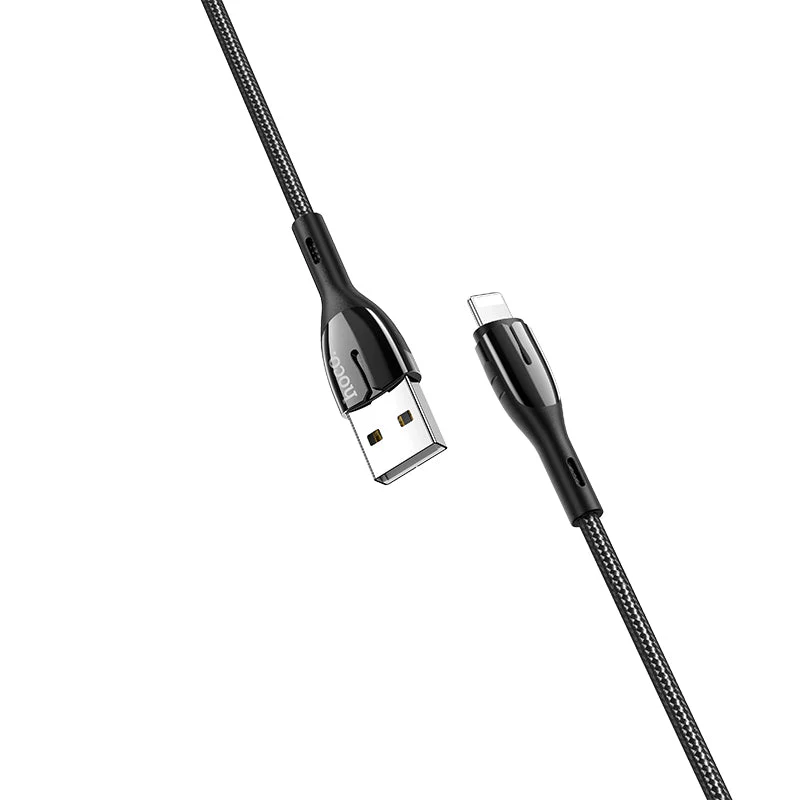 HOCO U89 Safeness charging USB to Type-C Cable 1M (Black) - Image 3