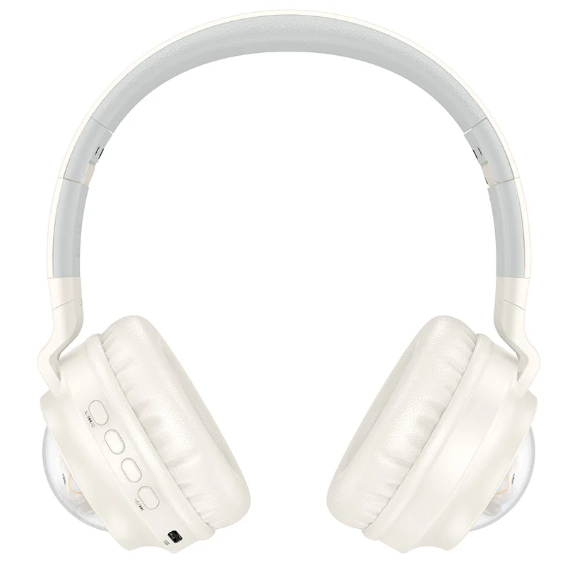 Hoco W50 Cute Fun BT Headphones (Milky White) - Image 2