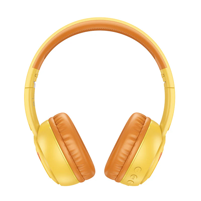 Hoco W60 Rhyme BT Headphones for Children (Sun Yellow) - Image 3