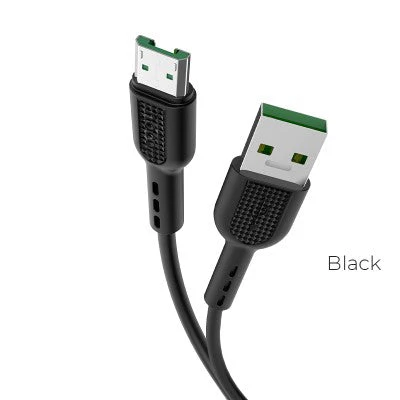HOCO X33 4A Surge Flash Micro Charging cable (Black) - Image 3