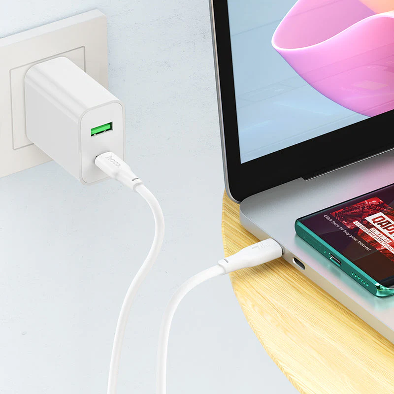 Hoco X93 Force 240W Fast Charging Data Cable C to C (2M) - Image 4