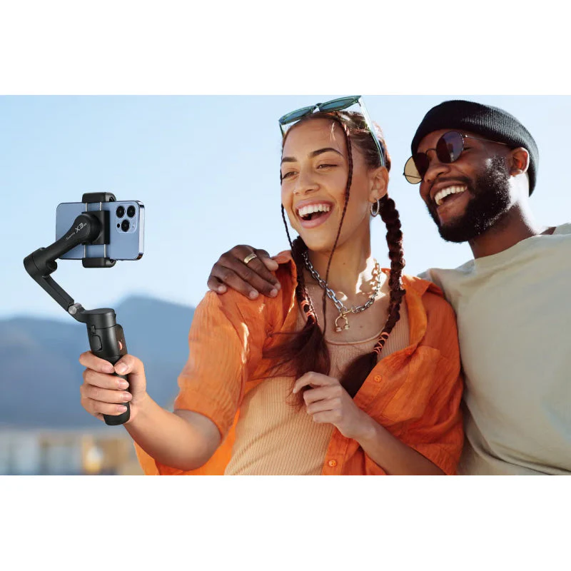 Hohem iSteady X3-Black SE 3-Axis Travel Smartphone Gimbal - Black - Image 5