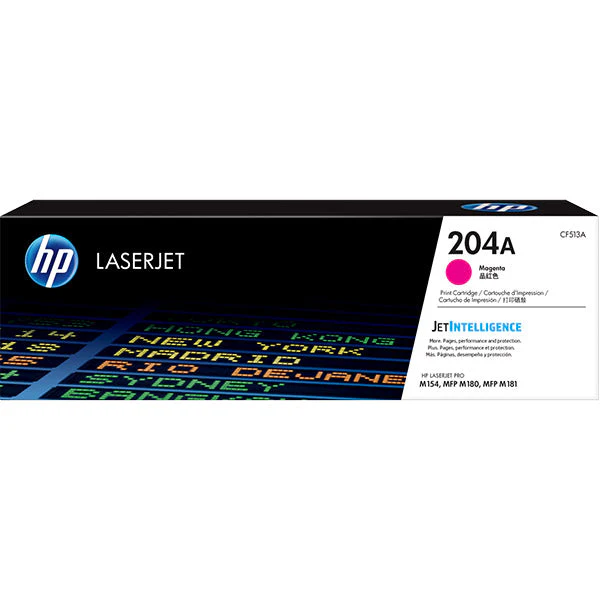 HP 204A Magenta LaserJet Toner Cartridge (CF513A)