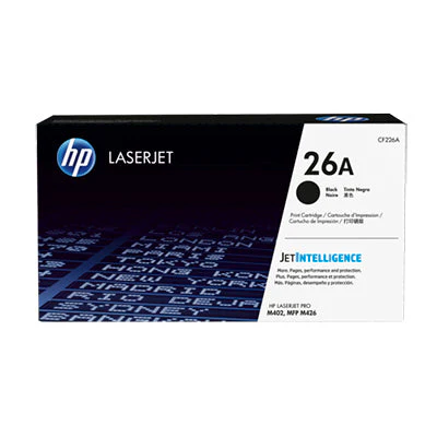 HP 26A Black LaserJet Toner Cartridge (CF226A)