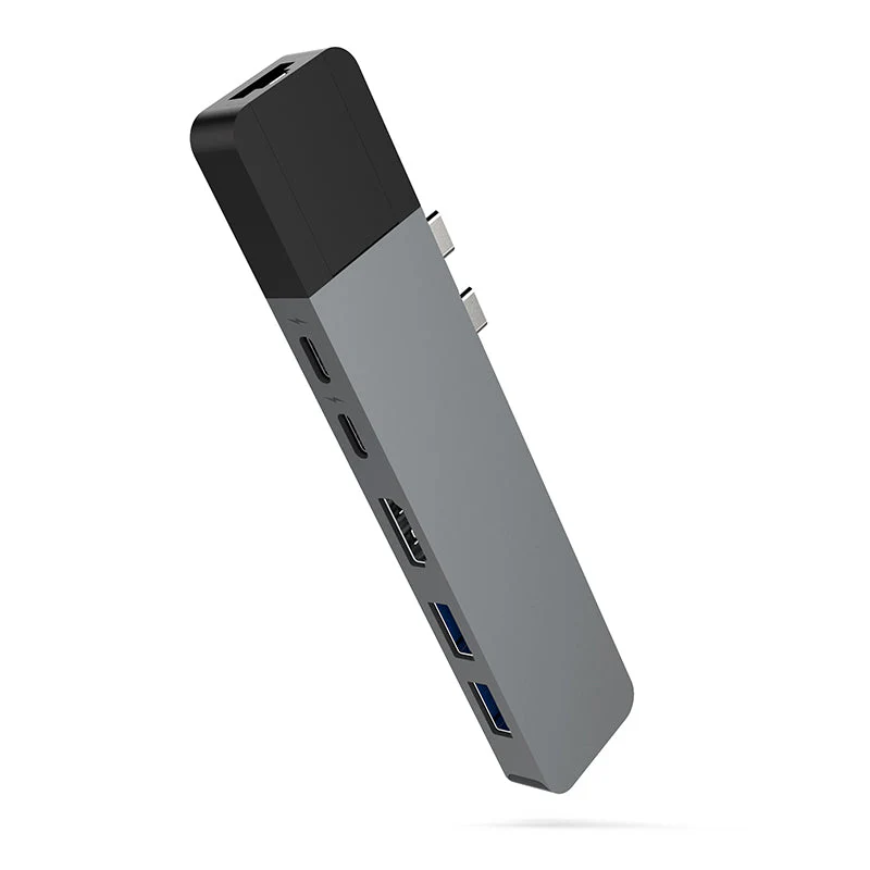HyperDrive GN28N NET 6-in-2 USB-C Hub (Grey) - Image 2