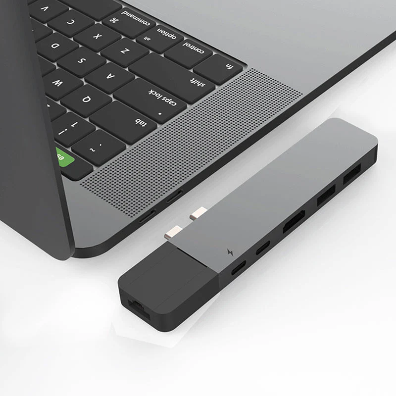 HyperDrive GN28N NET 6-in-2 USB-C Hub (Grey) - Image 3