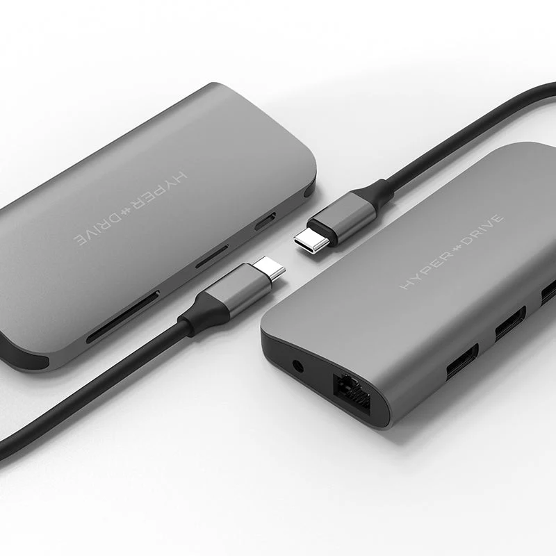 HYPERDRIVE HD30F POWER 9-in-1 USB-C Hub (Grey) - Image 3