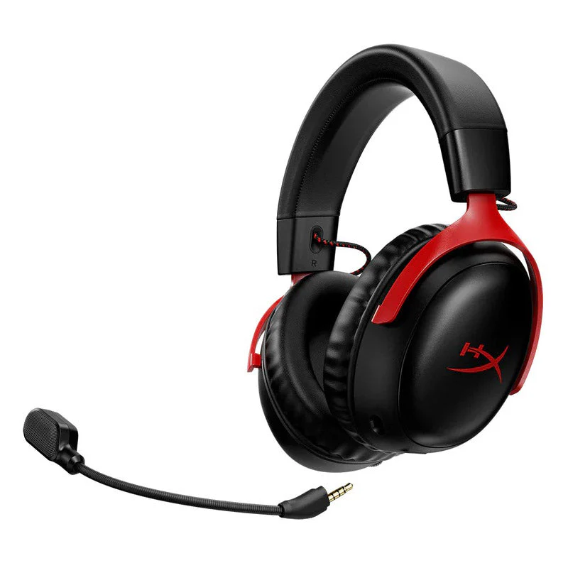 HyperX Cloud III Wireless Gaming Headset (Black Red) - Image 2