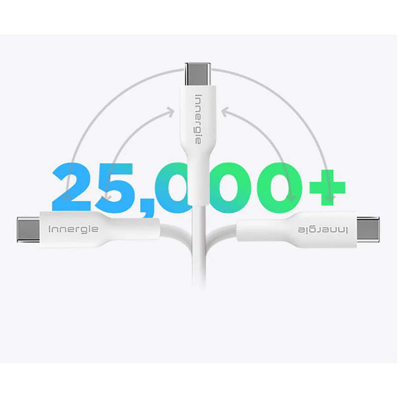 Innergie ACC-S100DM 1m USB-C to USB-C Flex Cable(White)