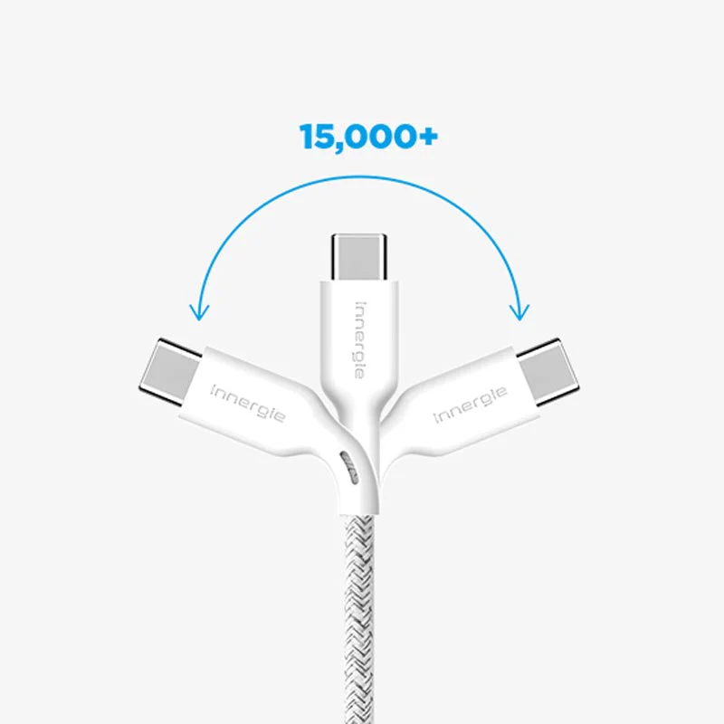 Innergie ACC-S100NW TA USB-C to USB-C Cable 1M (White) - Image 3