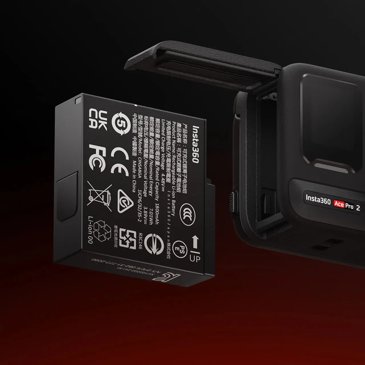 Insta360 Ace Pro 2/Ace Pro/Ace Battery - Image 3