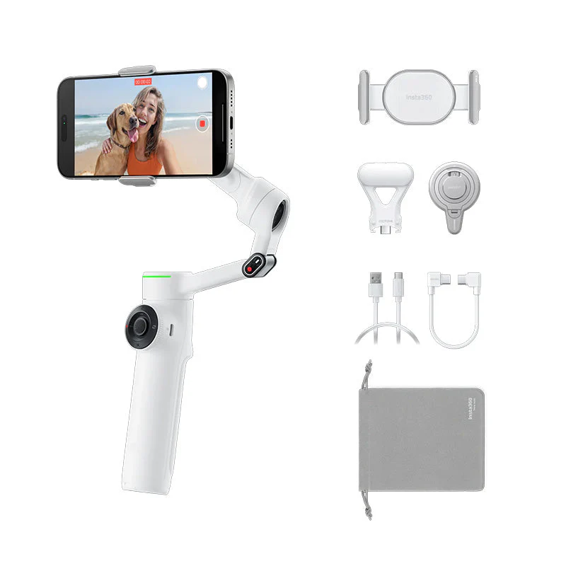 Insta360 Flow 2 Pro Creator Bundle (Summit White) - Image 2