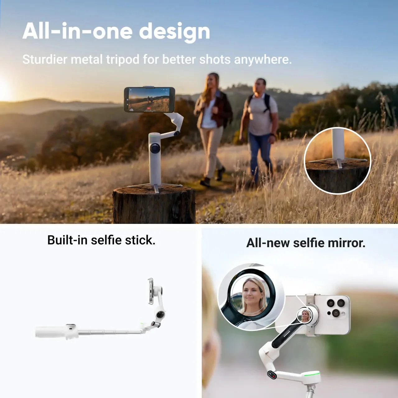 Insta360 Flow 2 Pro Standard Bundle (Stone Gray) - Image 10