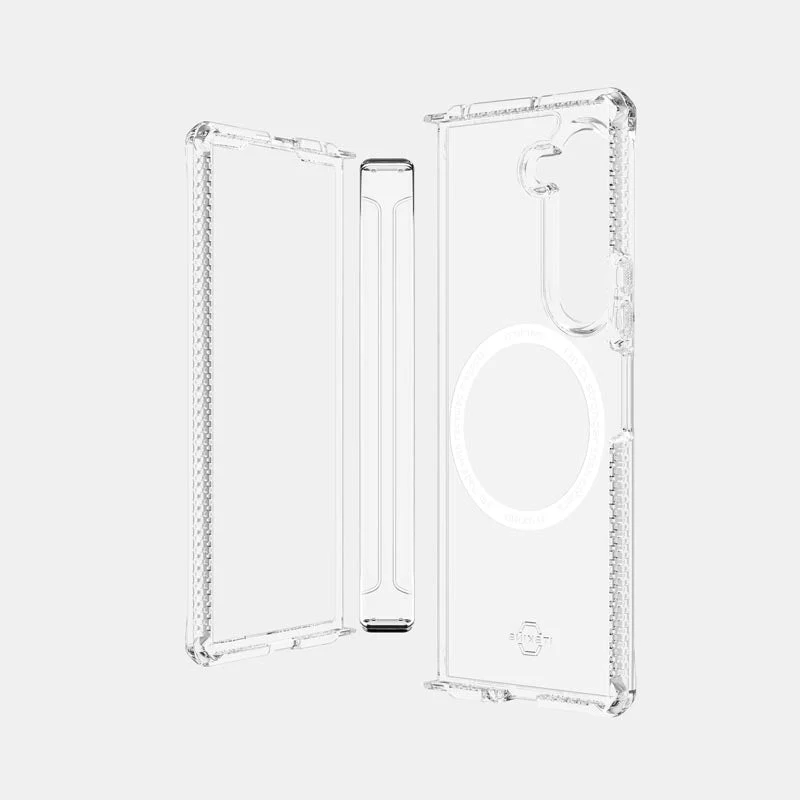 ITSKINS Galaxy Z Fold 6 Hybrid R Clear Hinge with Magsafe Transparent - Image 3