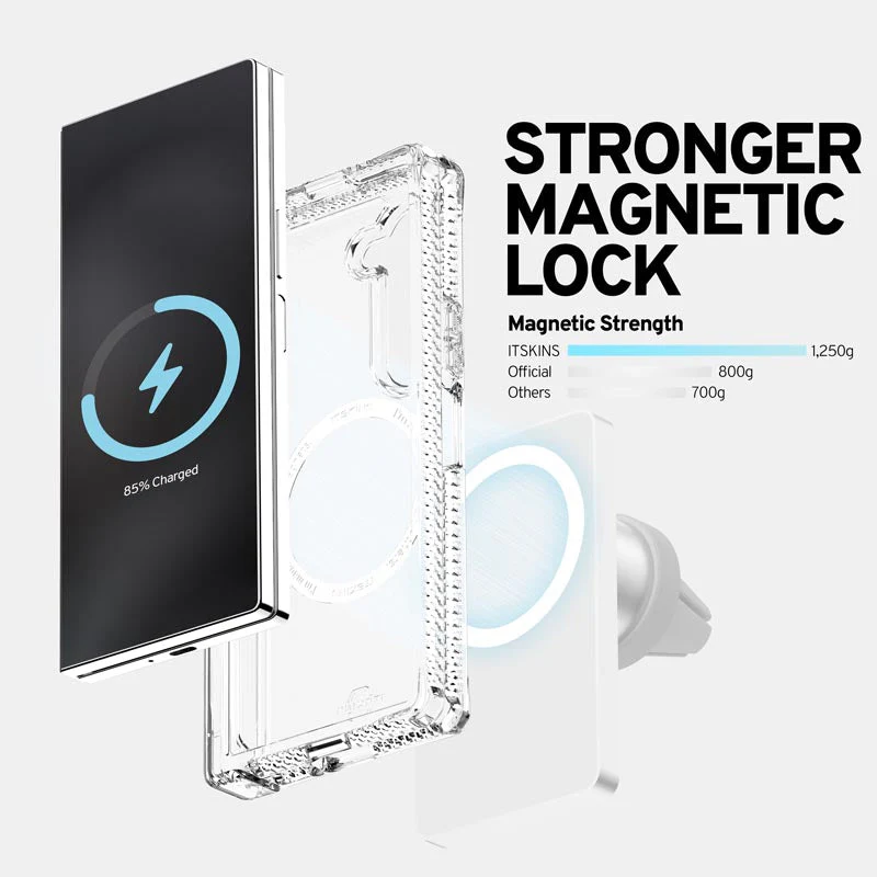ITSKINS Galaxy Z Fold 6 Hybrid R Clear Hinge with Magsafe Transparent - Image 5