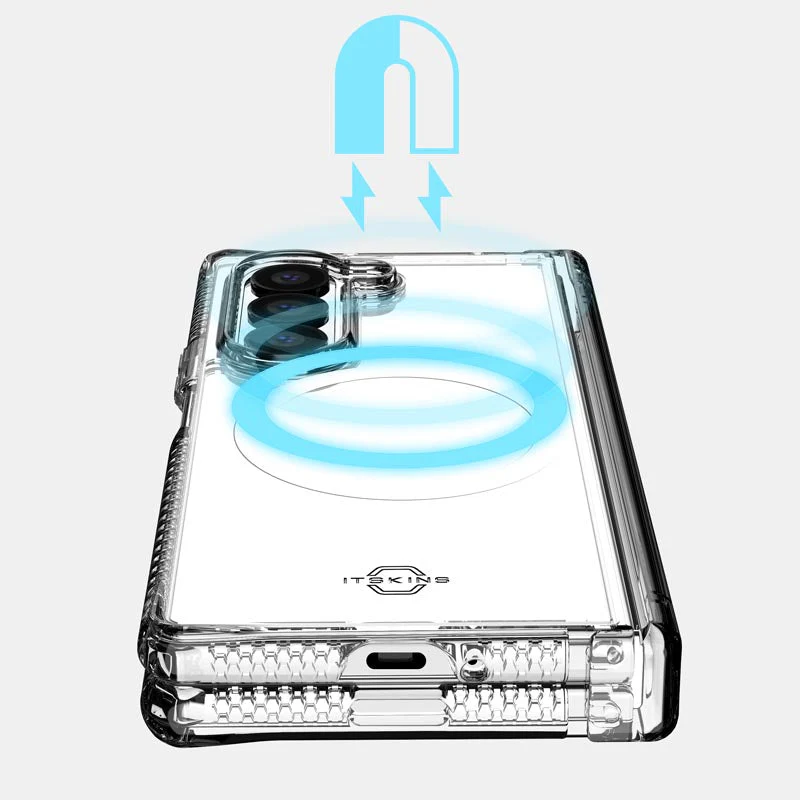 ITSKINS Galaxy Z Fold 6 Hybrid R Clear Hinge with Magsafe Transparent - Image 7
