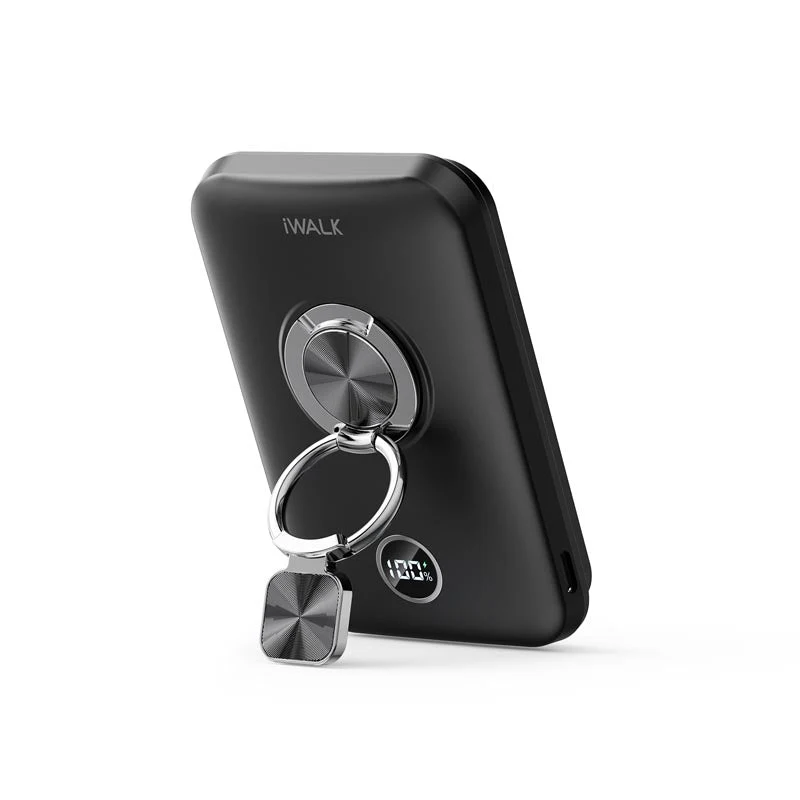 IWalk PowerGrip 10000mAh Magnetic Wireless PowerBank for iPhone (Black) - Image 10