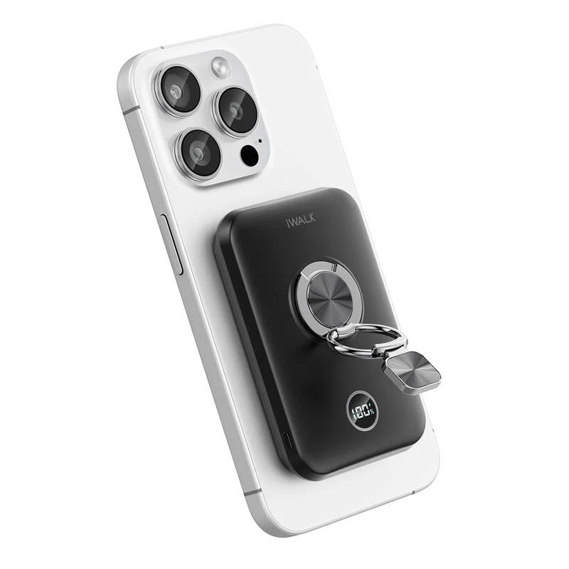 IWalk PowerGrip 10000mAh Magnetic Wireless PowerBank for iPhone (Black) - Image 13