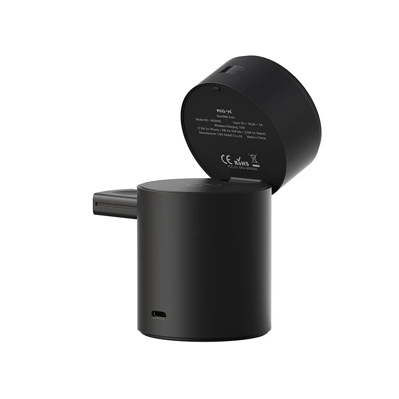 iWalk StandMe Auto MXS006-001A-BK 15W 3-in-1 Wireless Charger (Black) - Image 4