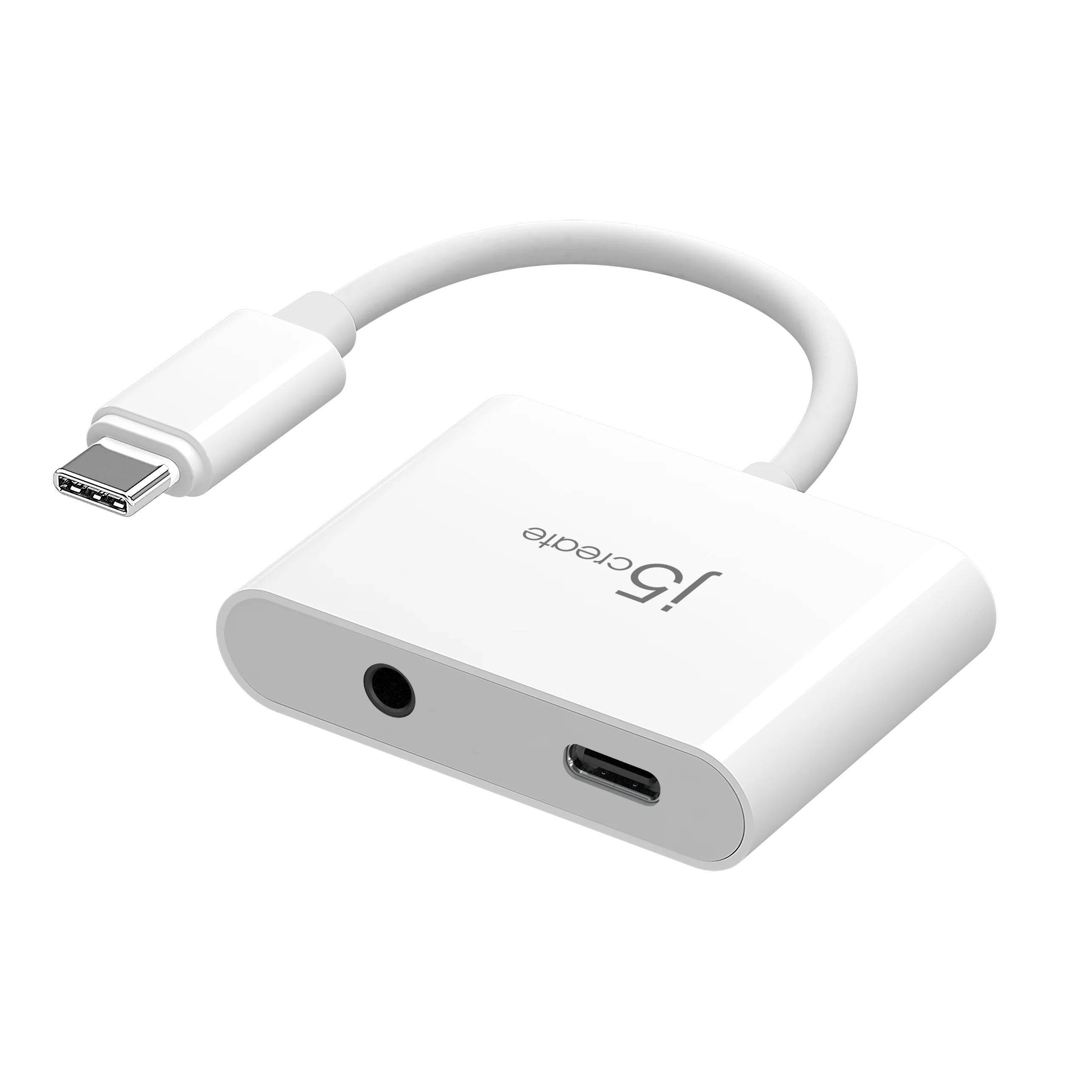J5Create JCA122 USB-C to 3.5mm Audio with PD Adapter