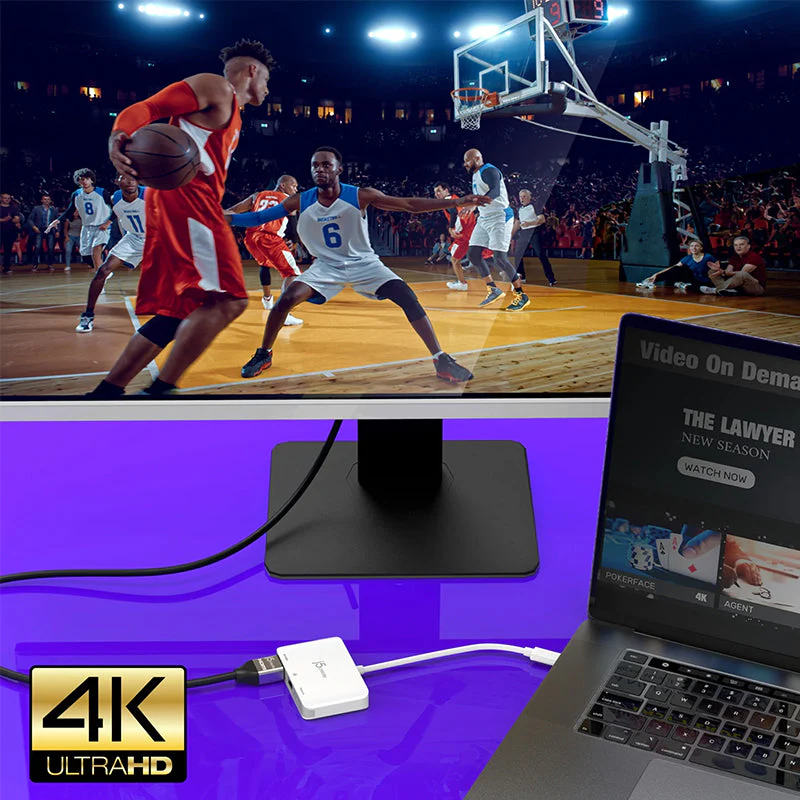 J5Create JCA351 USB-C to 4K HDMI Ethernet Adapter - Image 5