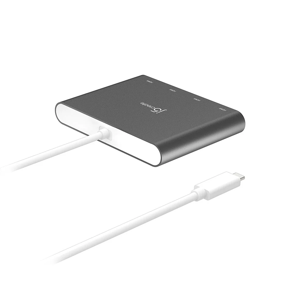 J5Create JCA366 USB-C to 4-Port HDMI Multi-Monitor Adapter - Image 2
