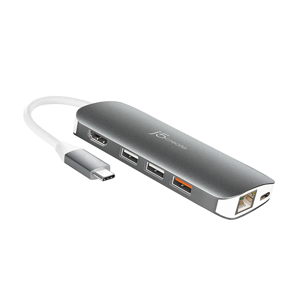 J5Create JCD384 USB 3.1 Type-C Multi Adapter