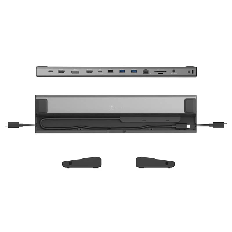 J5Create JCD554 USB4 Triple 4K Display Docking Station - Image 5