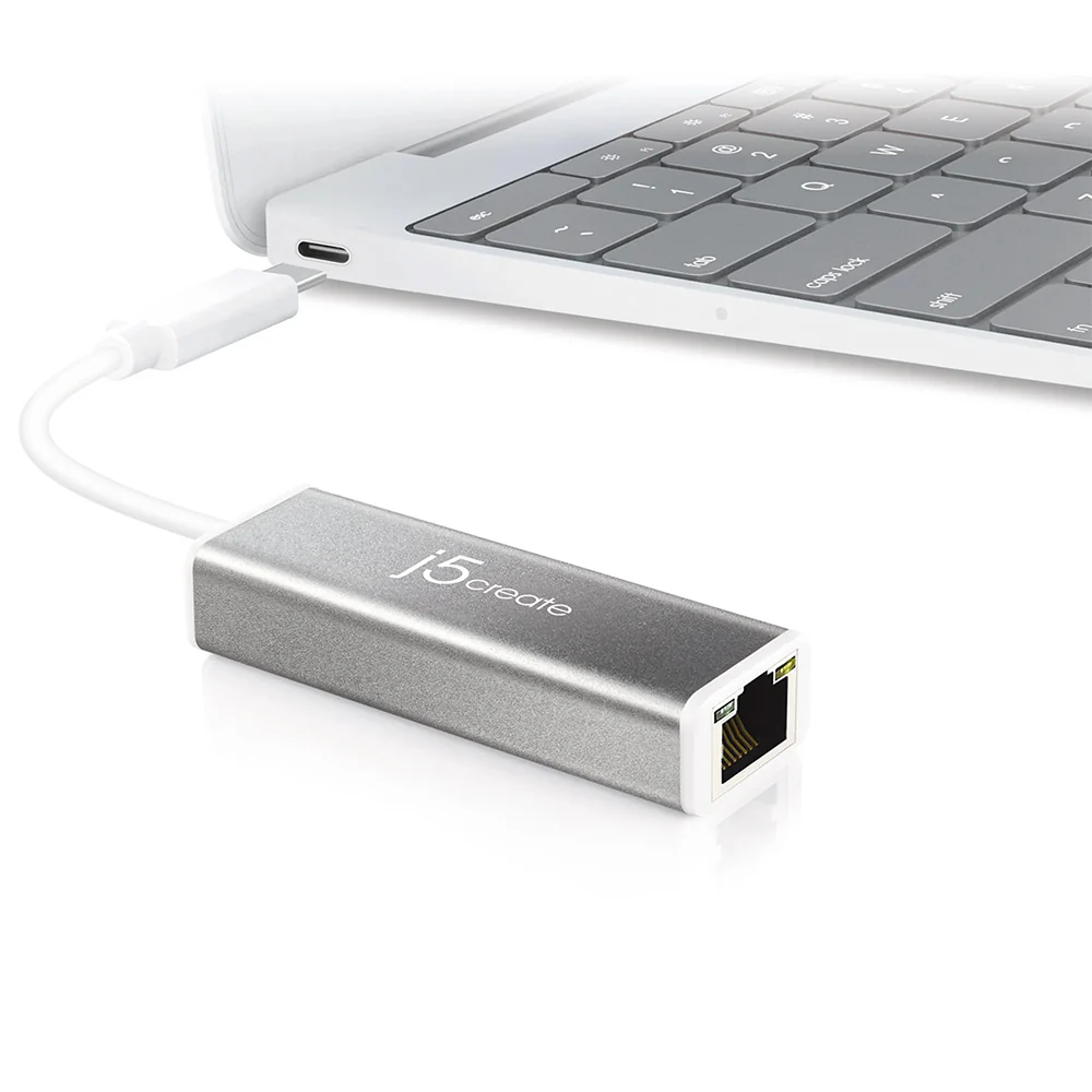 J5Create JCE133G USB-C to Gigabit Ethernet Adapter - Image 4