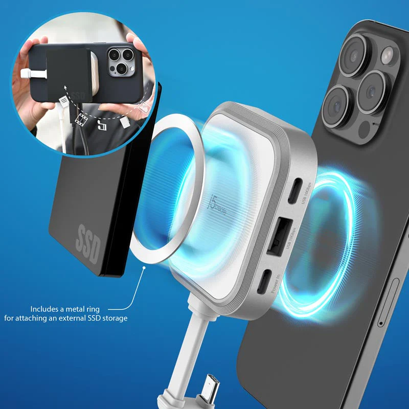J5Create JCH168W USB-C Multi-function Hub for iPhone - Image 11