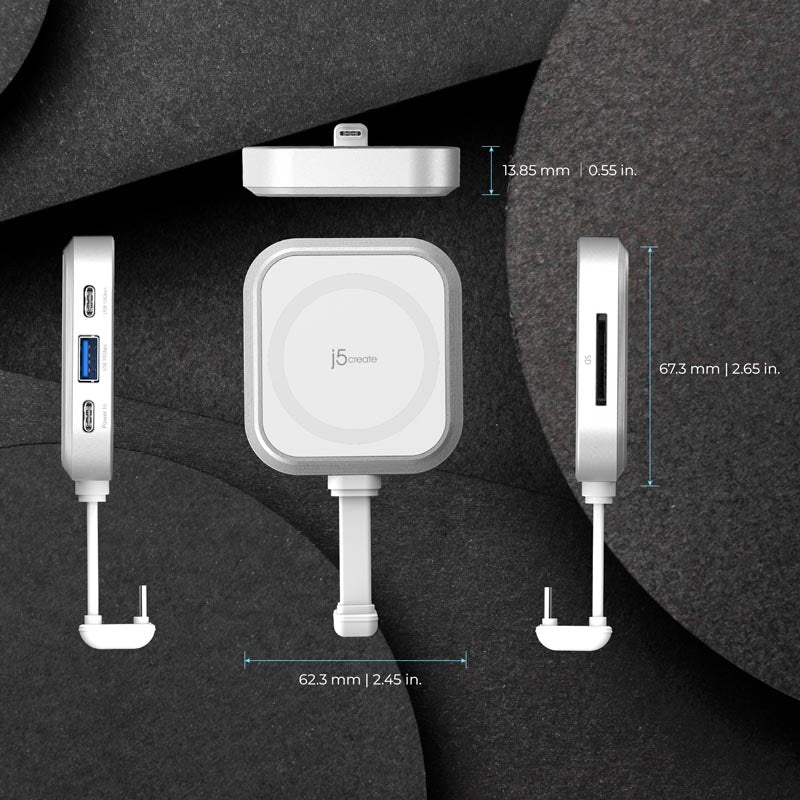 J5Create JCH168W USB-C Multi-function Hub for iPhone - Image 12