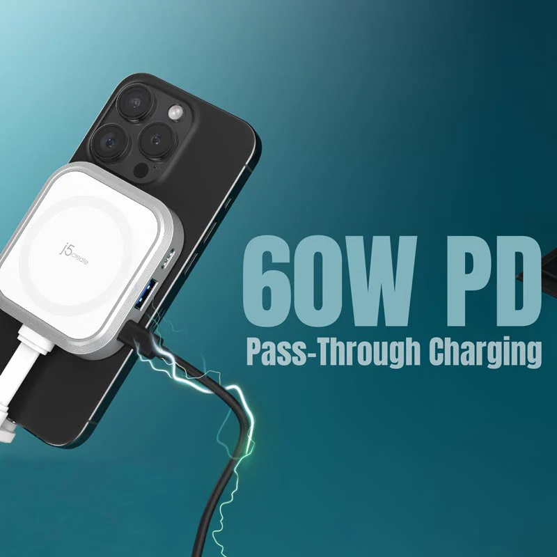 J5Create JCH168W USB-C Multi-function Hub for iPhone - Image 8