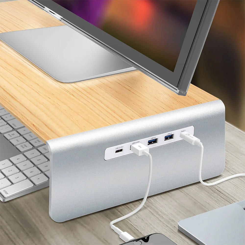 J5Create JCT425 Monitor Stand with 3-Port USB 3.0 Hub - Image 3