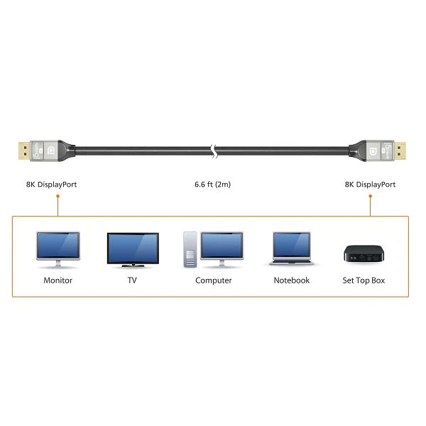 J5Create JDC43 8K DisplayPort Cable (2M) - Image 3
