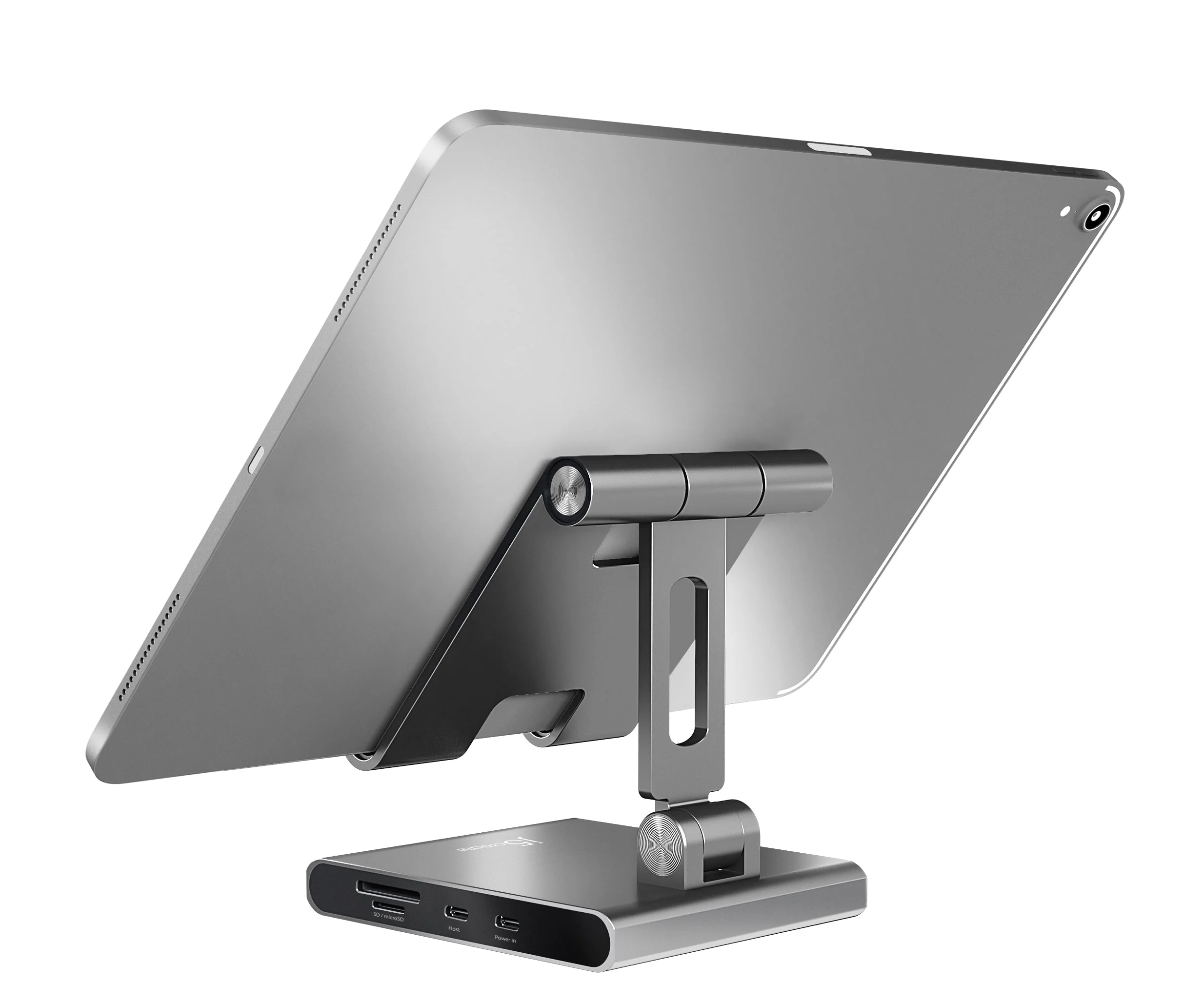 J5Create JTS224 Multi-Angle Stand with Docking Station for iPad Pro - Image 2