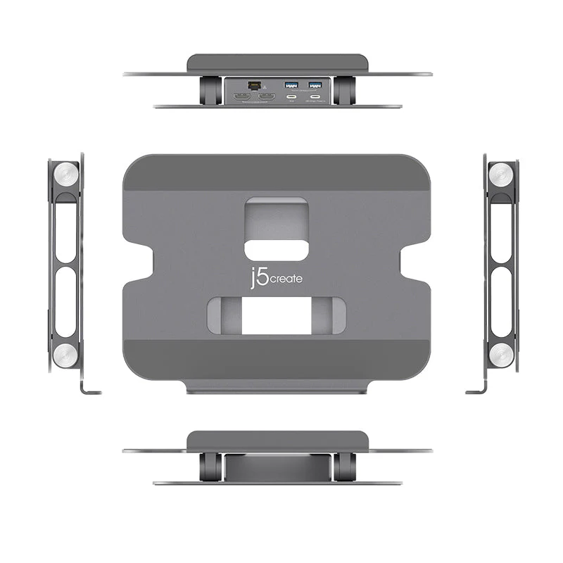 J5Create JTS427 Multi-Angle Dual HDMI Docking Stand - Image 5