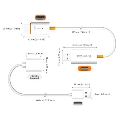 J5Create JVAW56 Screencast HDMI Wireless Display - Image 9