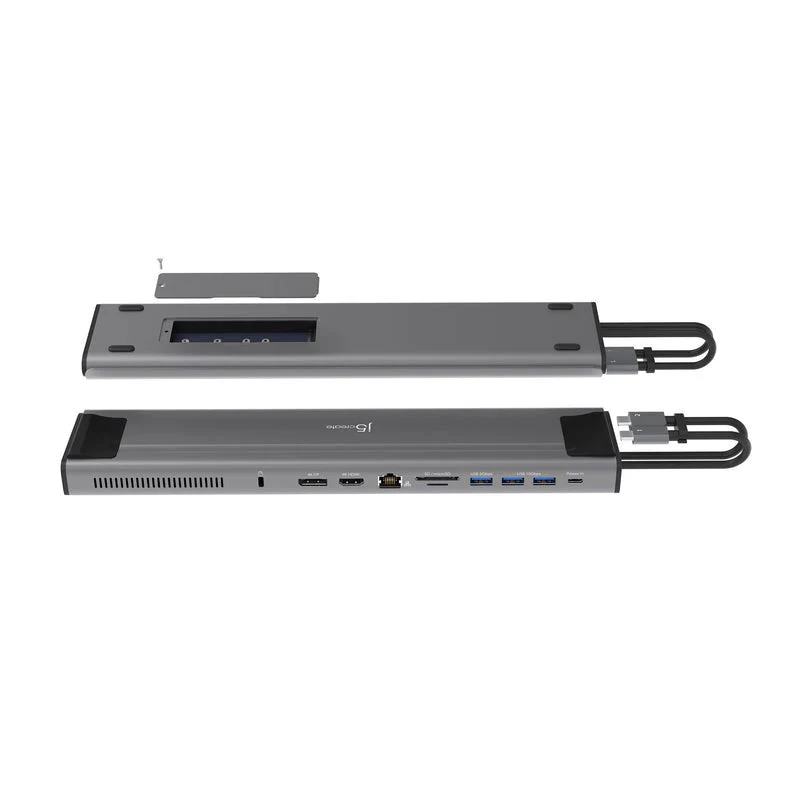 J5Create JCD552 M.2 NVMe USB-C Gen 2 Docking Station - Image 2