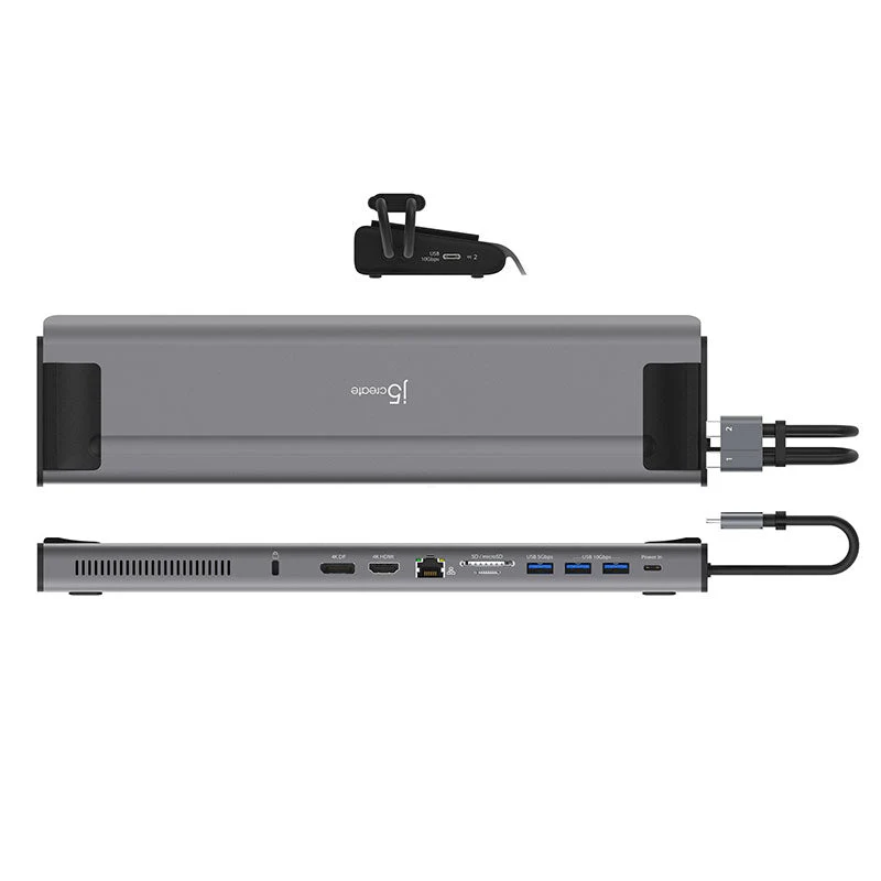 J5Create JCD552 M.2 NVMe USB-C Gen 2 Docking Station - Image 3