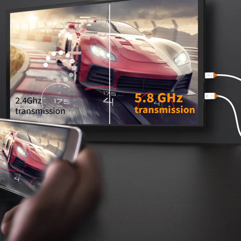J5Create JVAW61 Screencast FHD USB-C Wireless Display HDMI Extender - Image 6