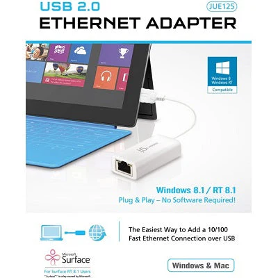 J5Create USB 2.0 Ethernet Adapter (JUE125) - Image 4