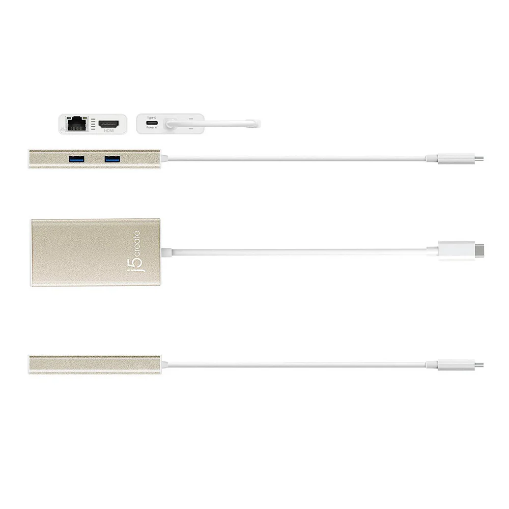 J5Create JCA374 USB Type-C Multi Adapter HDMI & USB 3.0 - Image 4