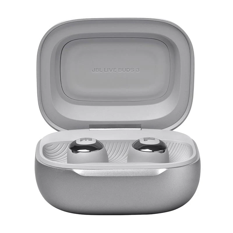 JBL Live Buds 3 TWS Smartcase Earphone Silver - Image 6